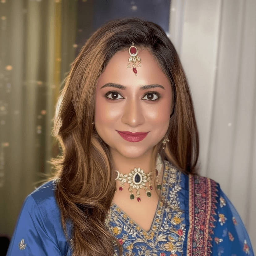 Makeup and hair styling transformation 3